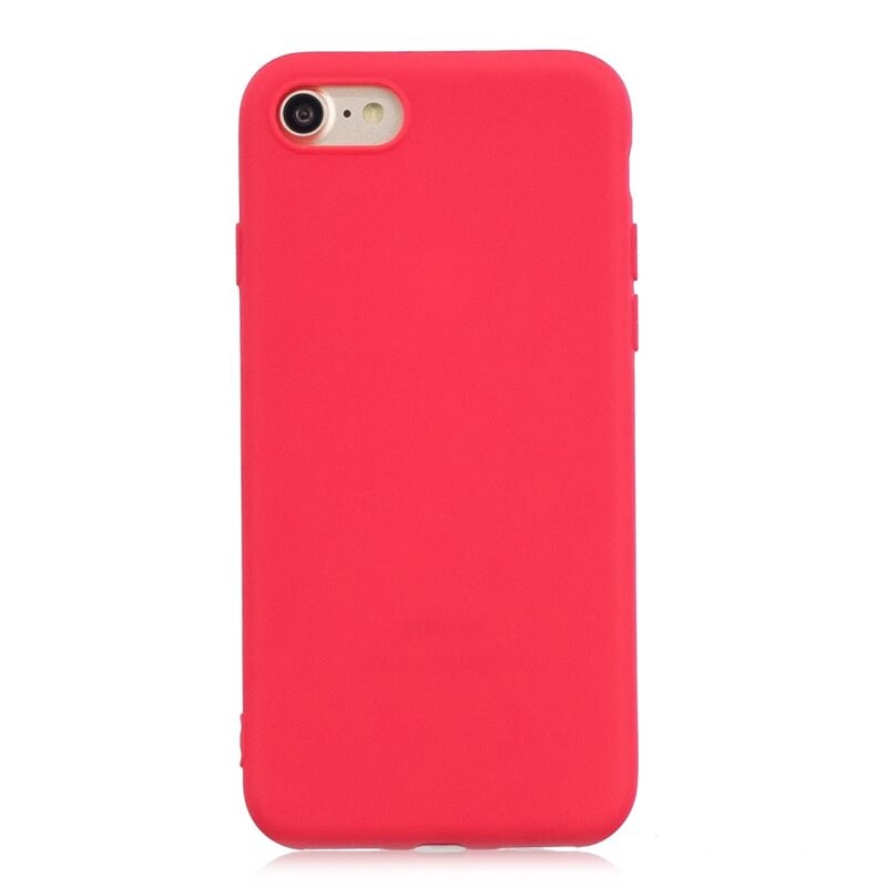 iPhone SE 2020 TPU Case Rood - Telefoonhoesje van hoge kwaliteit