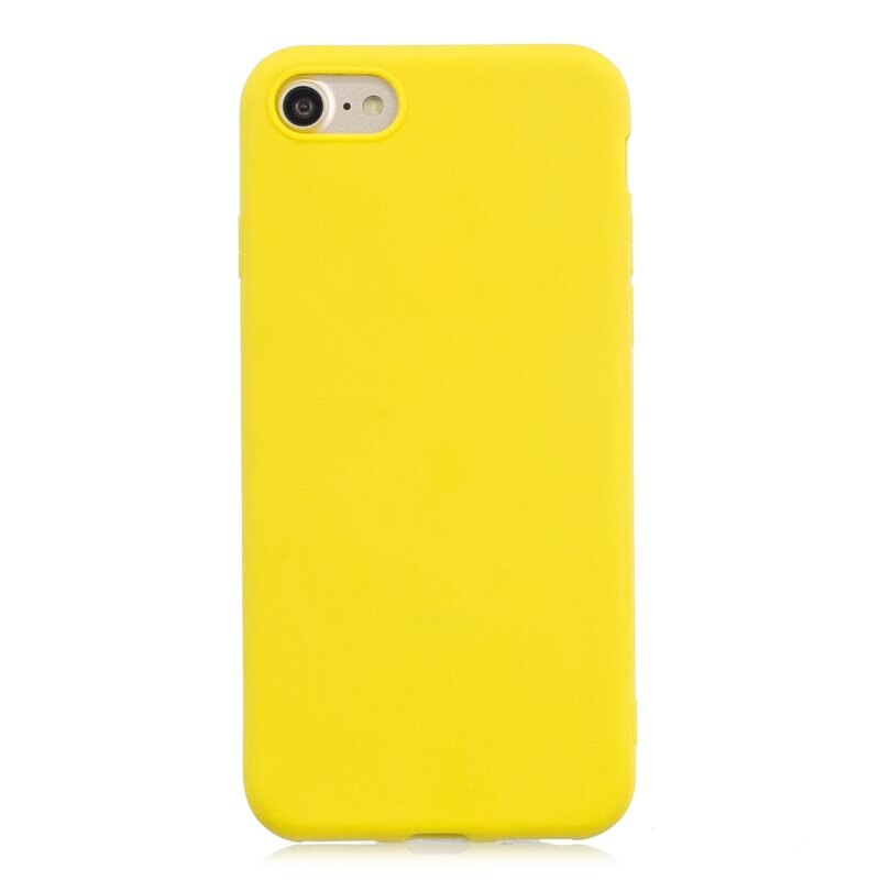 iPhone SE 2020 TPU Case Geel - Telefoonhoesje van hoge kwaliteit
