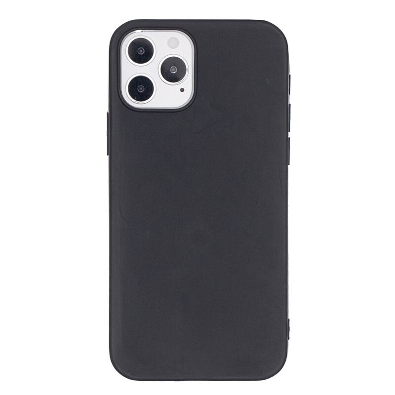 iPhone 12/iPhone 12 Pro TPU Case Zwart - Telefoonhoesje van hoge kwaliteit