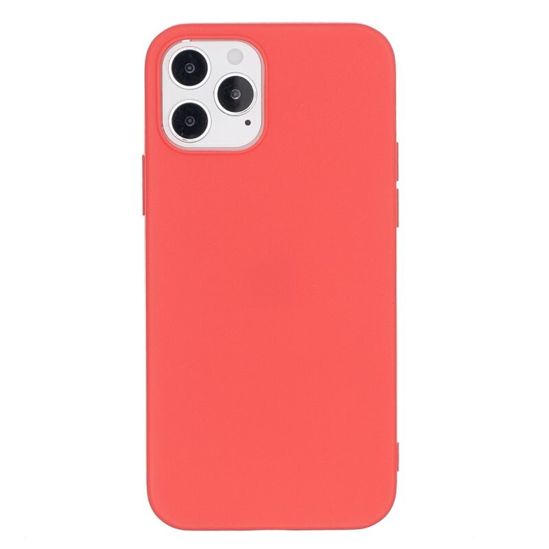 iPhone 12/iPhone 12 Pro TPU Case Rood - Telefoonhoesje van hoge kwaliteit