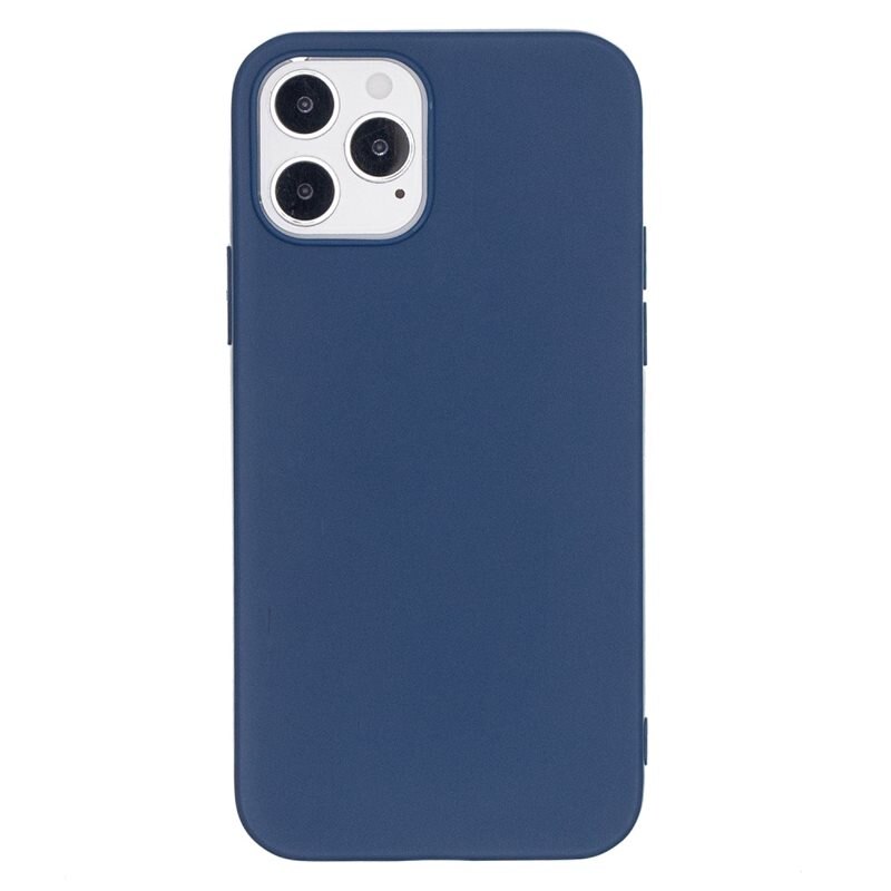 iPhone 12/iPhone 12 Pro TPU Case Blauw - Telefoonhoesje van hoge kwaliteit