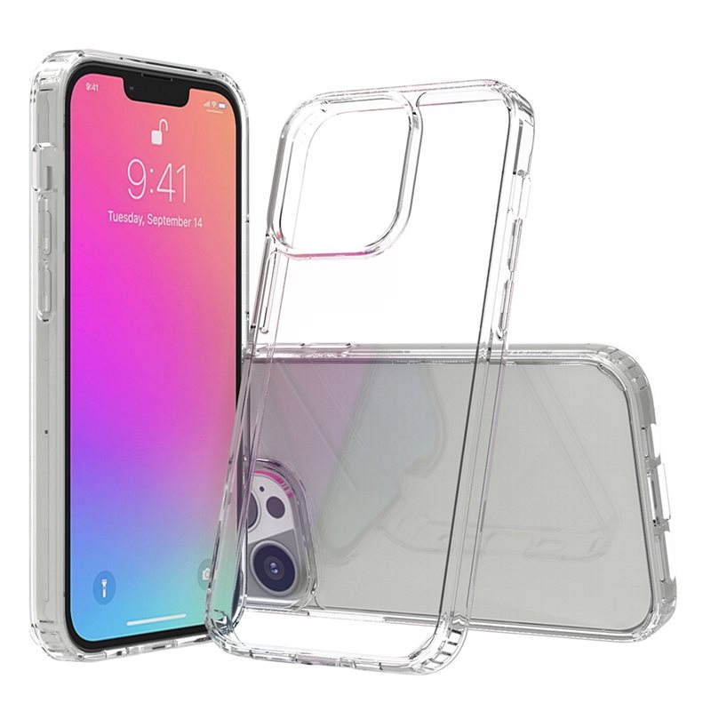tectTech Crystal Hybrid Case iPhone 13 Pro transparant - Schokbestendig telefoonhoesje