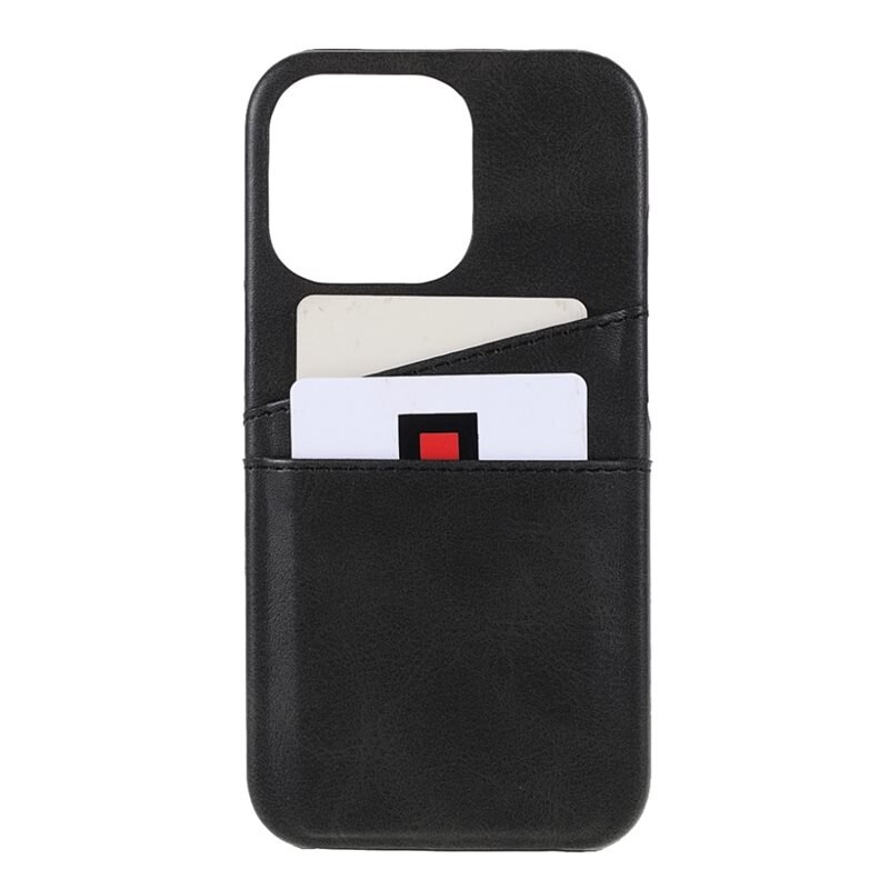 tectTech Card Slots Case iPhone 13 Pro Zwart - Telefoonhoesje met pasjeshouder
