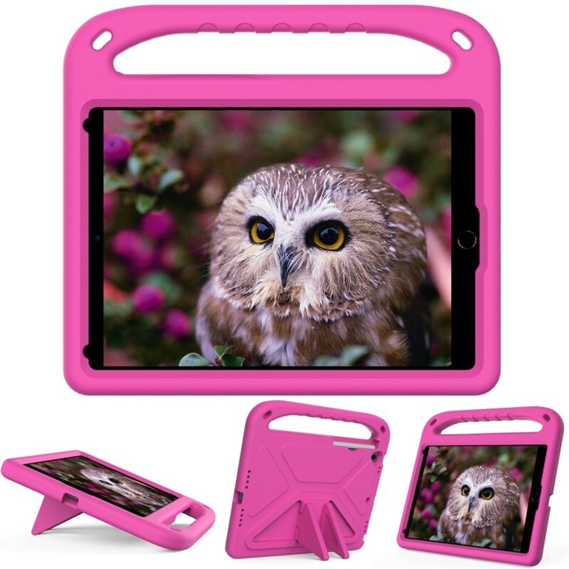 Apple iPad 10.2 9th Gen (2021) EVA-hoes met handvat Roze