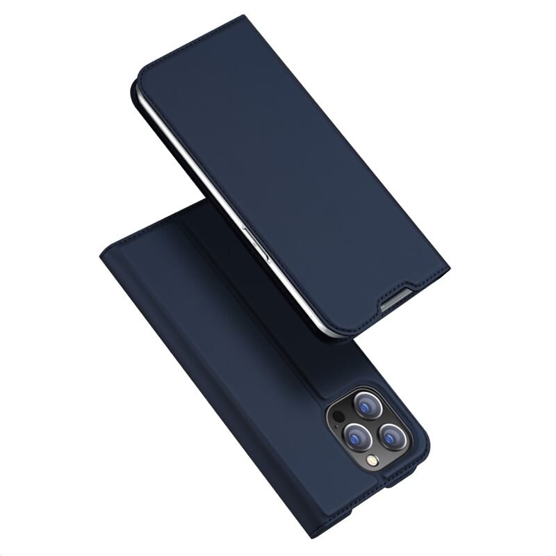 Dux Ducis Skin Pro Series iPhone 14 Pro Max - Navy - Dun telefoonhoesje met pasjeshouder