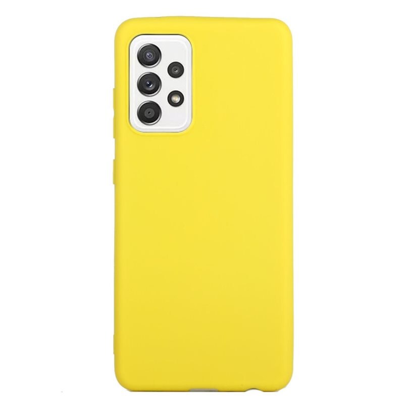 Samsung Galaxy A52 5G TPU Case Geel - Telefoonhoesje van hoge kwaliteit