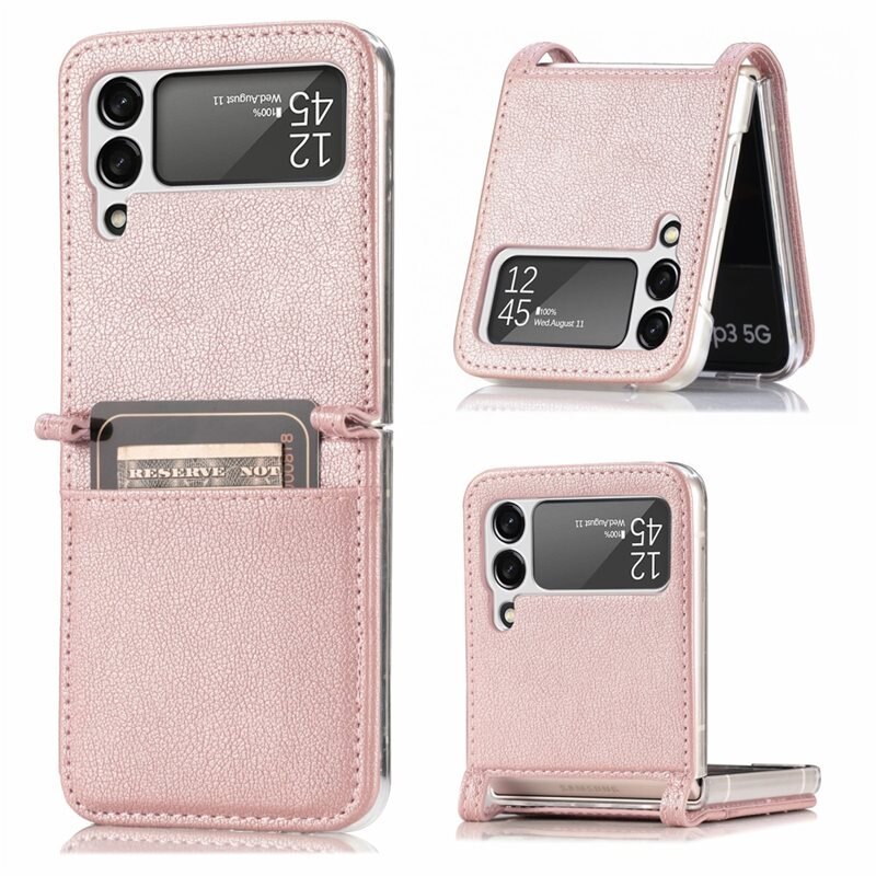 tectTech Slim Card Wallet Samsung Galaxy Z Flip 3 Roze