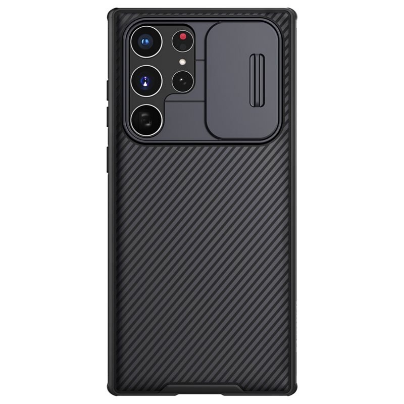 Nillkin CamShield Case Samsung Galaxy S22 Ultra Zwart - Hoesje met ingebouwde camerabescherming