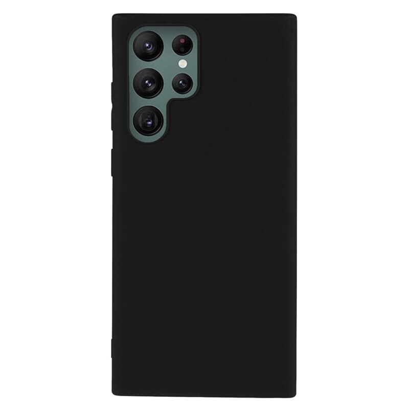 Samsung Galaxy S22 Ultra TPU Case Zwart - Telefoonhoesje van hoge kwaliteit