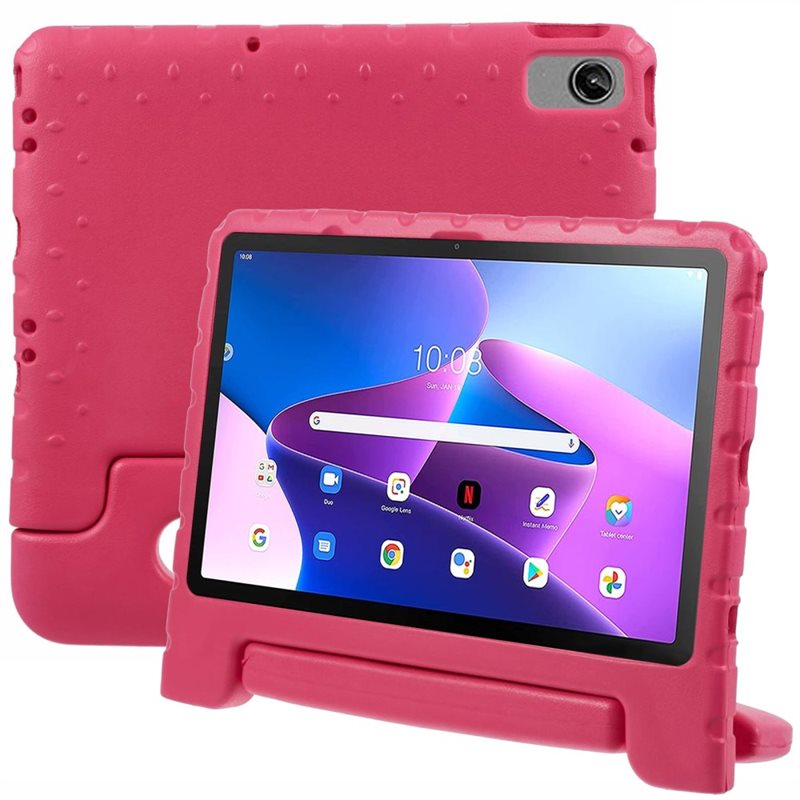 Lenovo Tab M10 Plus (3rd gen) Schokbestendig EVA-hoesje Roze - Perfect voor kinderen - Beschermende tablethoes