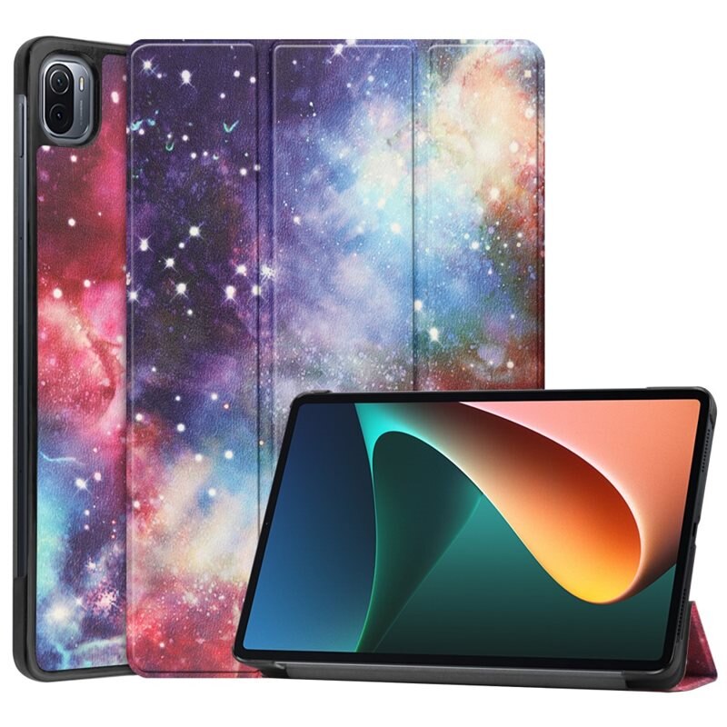 Xiaomi Pad 5 Tri-fold Hoesje Ruimte - Beschermende tablethoes met standaardfunctie