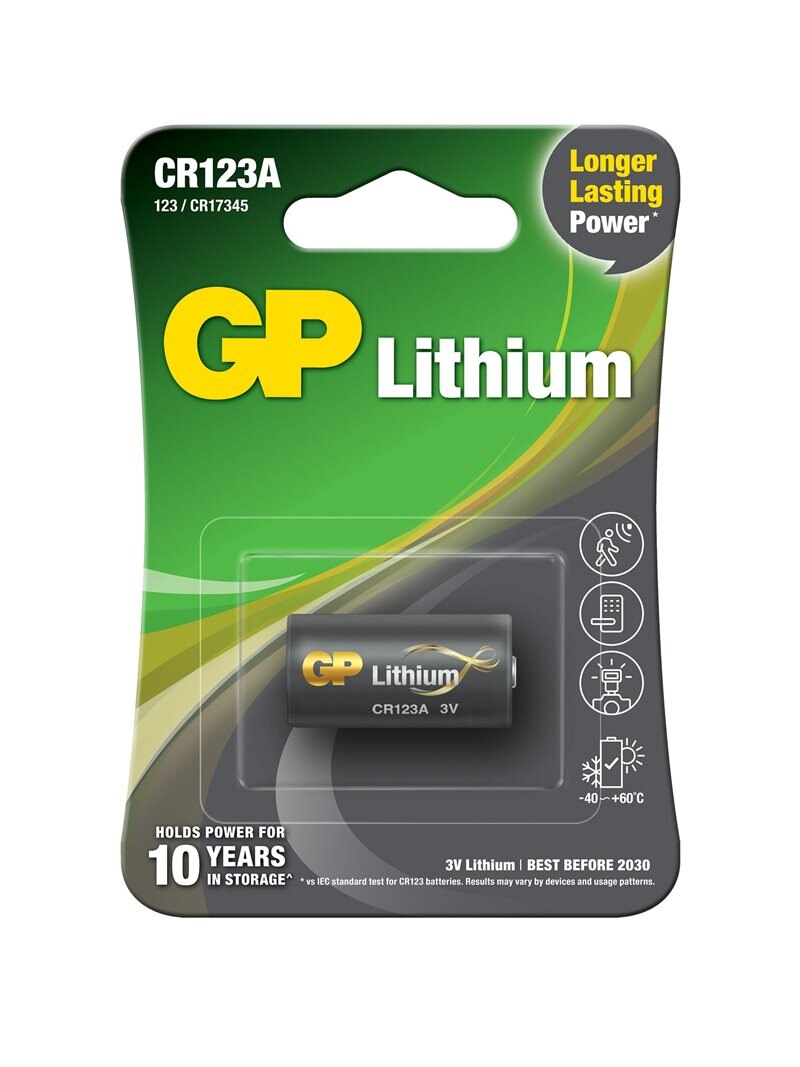 GP Batteries Lithium Batterij CR123A
