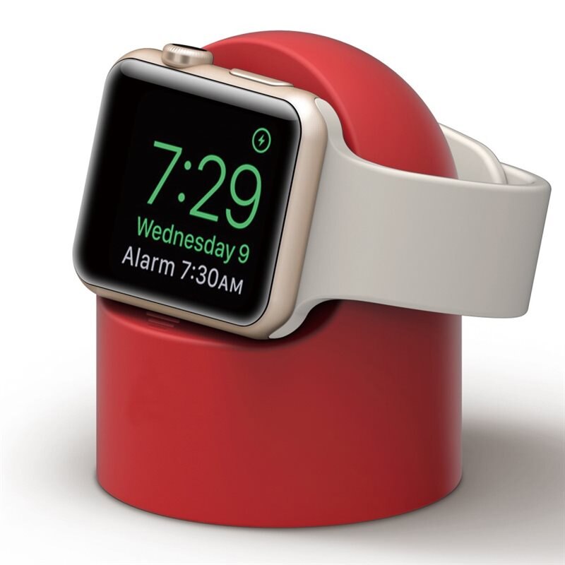 Apple Watch Oplaadstandaard rood - Practische standaard