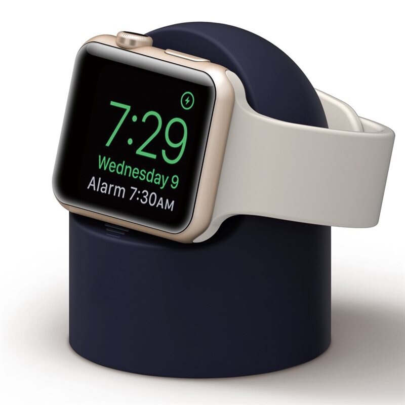 Apple Watch Oplaadstandaard donkerblauw - Practische standaard