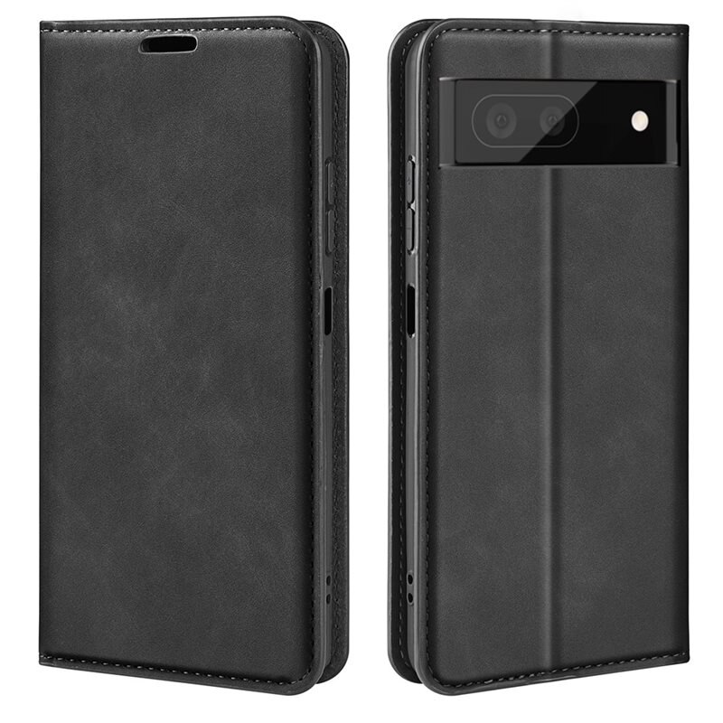 Google Pixel 7 Pro Slim Smartphonehoesje Zwart - Portemonneehoesje in slank ontwerp