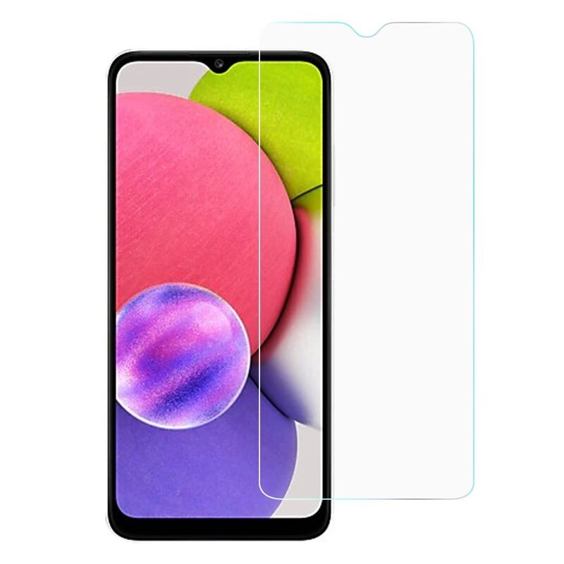 Samsung Galaxy A03s Screenprotector Gehard Glas 0.3mm - Dunne schermbeschermer van stevig gehard glas