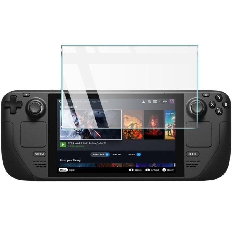 Imak Gehard Glas Screenprotector Steam Deck