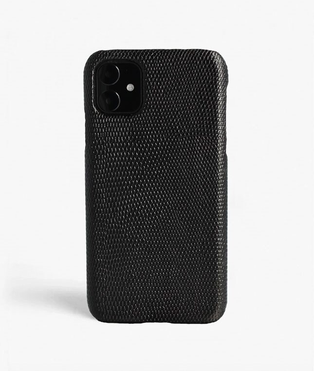 The Case Factory Hoesje iPhone 12 Mini Lizard Zwart