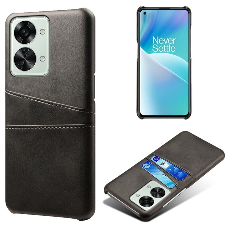 tectTech Card Slots Case Oneplus Nord 2T 5G Zwart - Telefoonhoesje met pasjeshouder