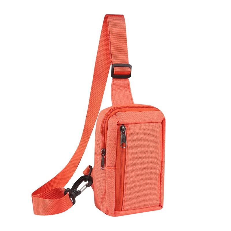 Kleine Crossbodytas Nylon, oranje