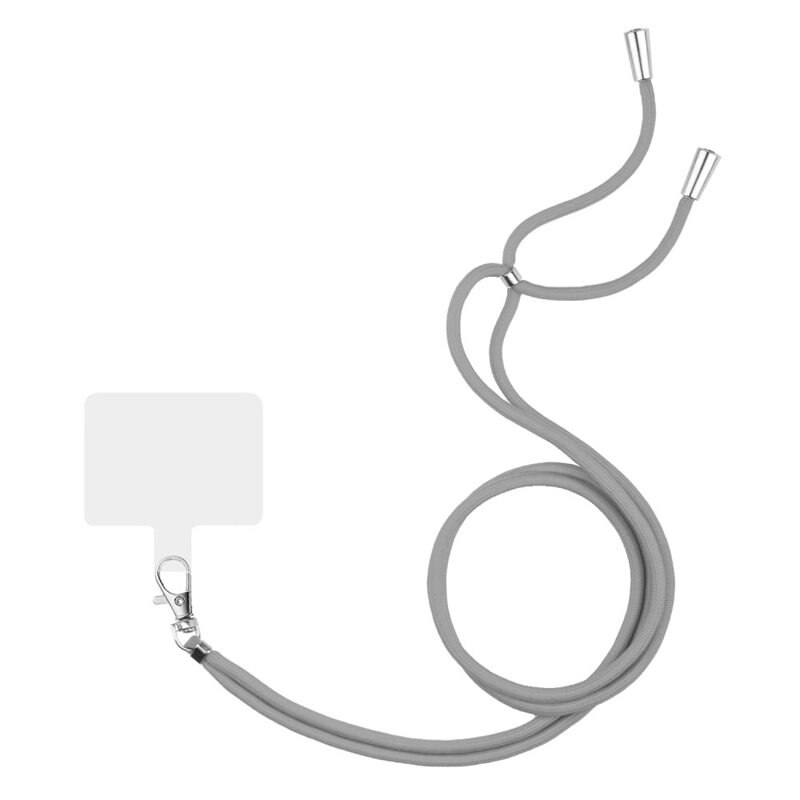Universeel Phone Shoulder Strap Grey - Lange schouderriem voor aan telefoonhoesje