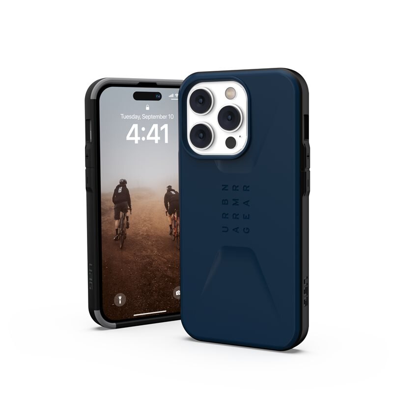 UAG Civilian Case iPhone 14 Pro Mallard - Telefoonhoesje - Beschermhoesje