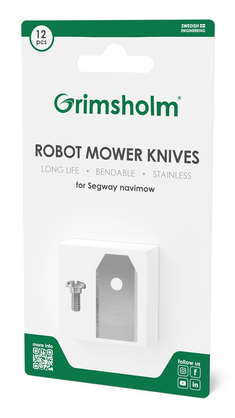 Grimsholm 12-pack Robotmaaiermessen voor Segway Navimow