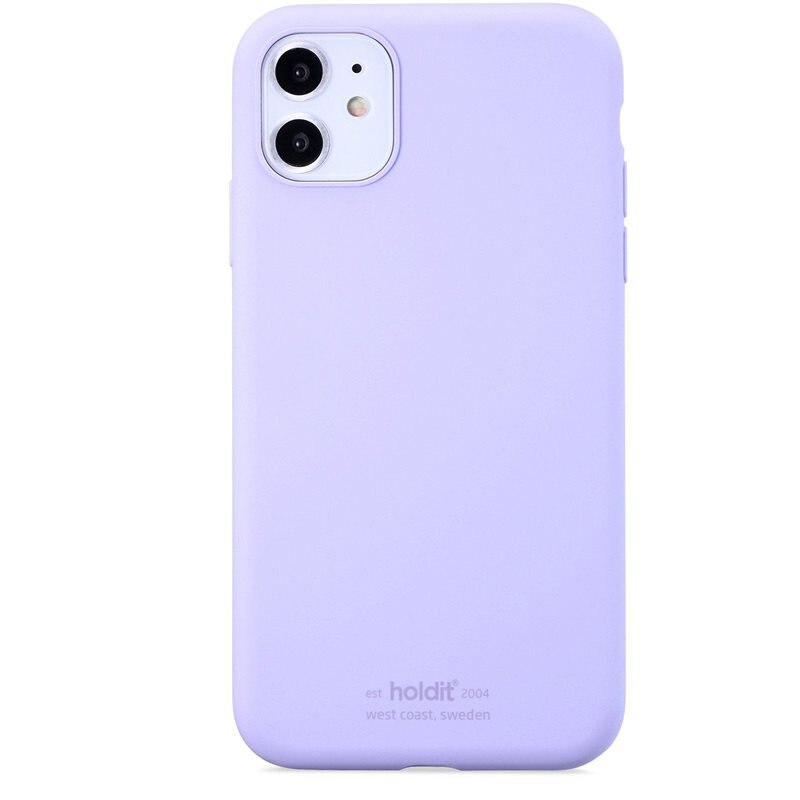 Holdit Siliconen hoesje iPhone 11 Lavender - Trendy, vrolijk, kleurrijk telefoonhoesje