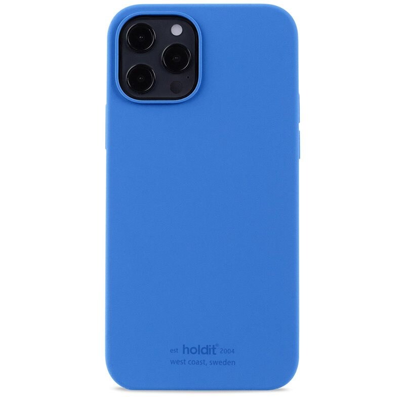 Holdit Siliconen hoesje iPhone 12/iPhone 12 Pro Sky Blue - Trendy, vrolijk, kleurrijk telefoonhoesje