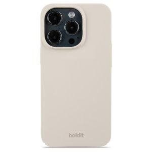 Holdit Slim Hoesje iPhone 14 Pro Light Beige - Superdun hoesje