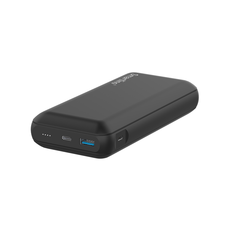 Smartline Powerbank 20000 mAh USB-A + USB-C PD zwart
