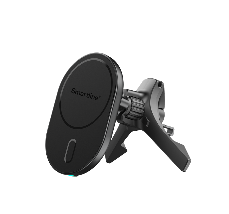 Smartline Telefoonhouder MagSafe-oplaadplaat voor Ventilatierooster zwart