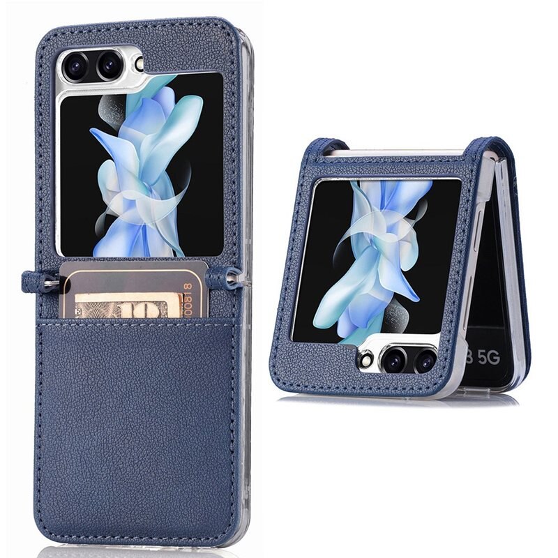 tectTech Slim Card Wallet Samsung Galaxy Z Flip 5 blauw