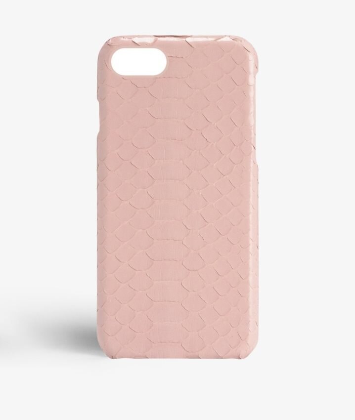 The Case Factory Hoesje iPhone SE 2020 Real Python Rose