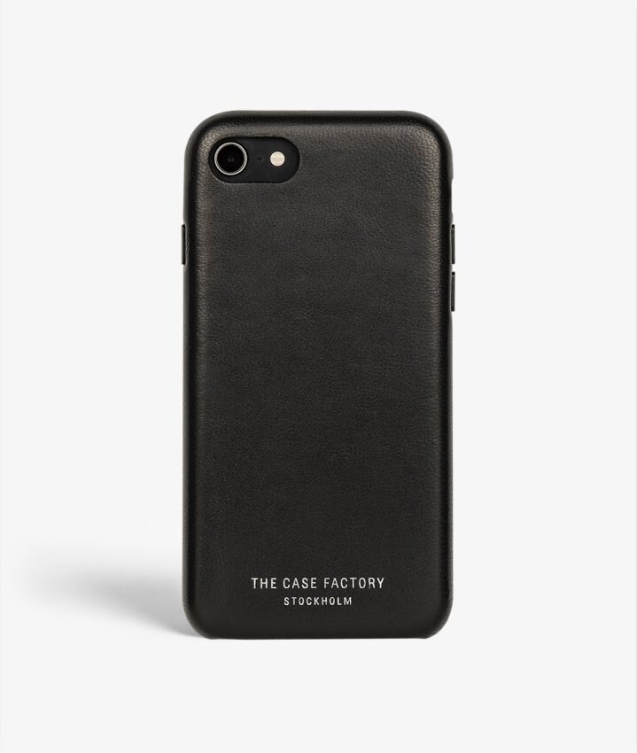 The Case Factory S.C iPhone 7 Wrapped Egdes Nappa Black