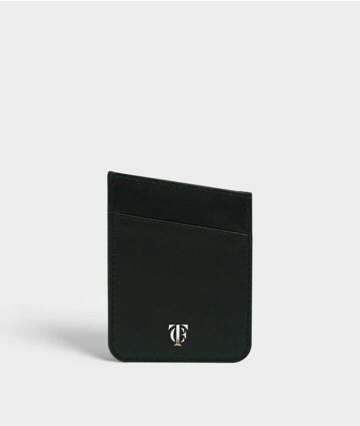 The Case Factory S.C Zelfklevende Kaarthouder Nappa Black