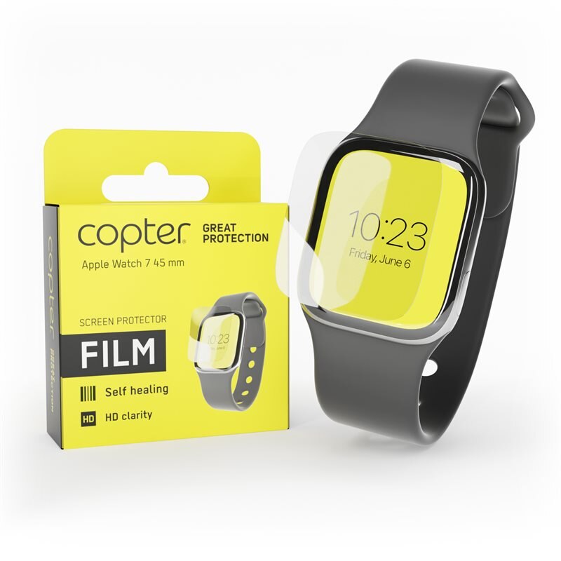 Copter Screenprotector Apple Watch 45mm Series 8 - Bescherming voor scherm