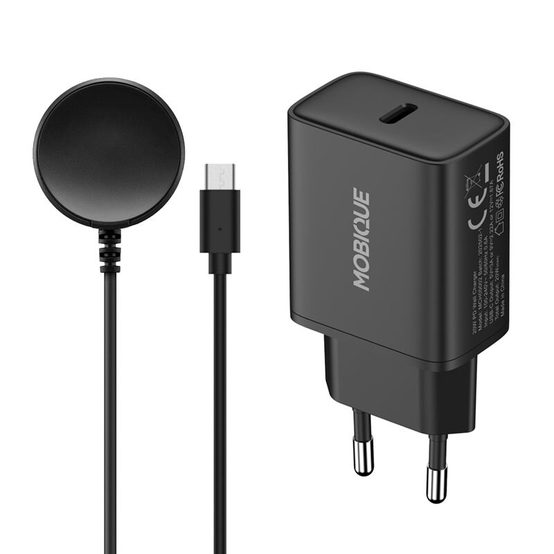 Complete oplader Samsung Galaxy Watch FE kabel & adapter 20W Zwart