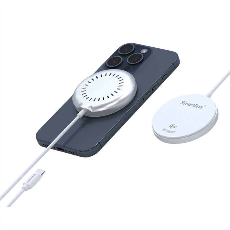 Smartline Wireless Qi2 Magnetic 15W MagSafe Wit - Draadloze oplader