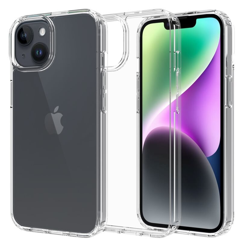 Mobique Hybridcase iPhone 13 Mini Transparant - Schokbestendig telefoonhoesje