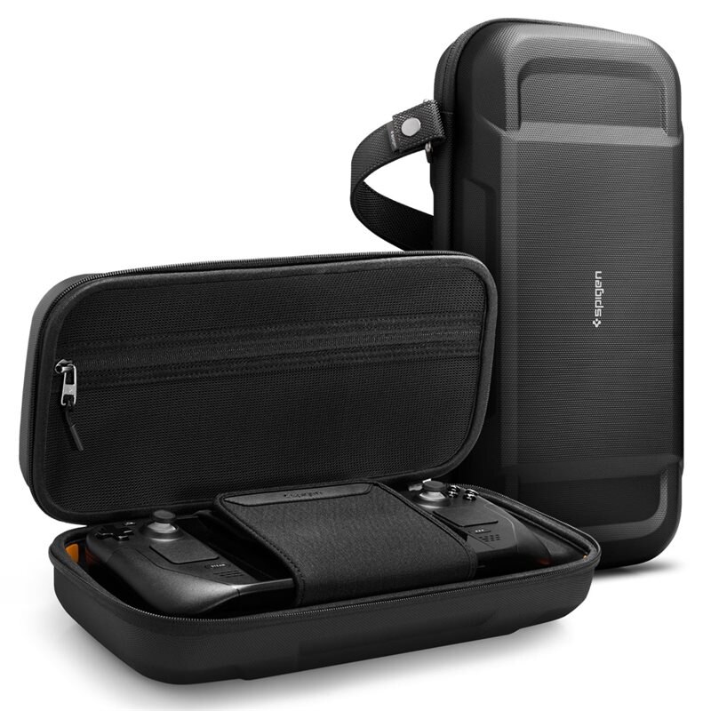 Spigen Rugged Armor Pro Pouch Steam Deck Zwart