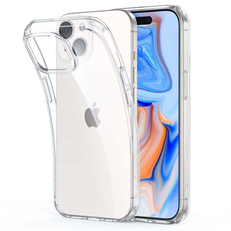 ESR Project Zero Case iPhone 15 Clear - Dun, doorzichtig hoesje - Transparant hoesje