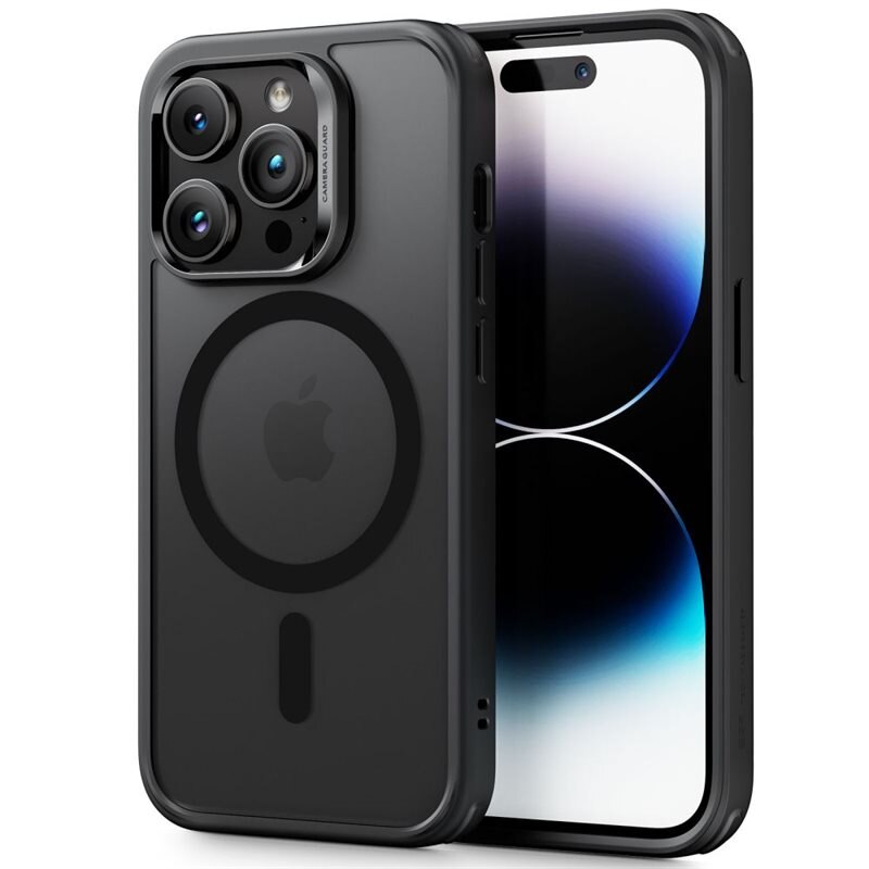 ESR Classic Hybrid HaloLock MagSafe iPhone 14 Pro Zwart - Telefoonhoesje met MagSafe