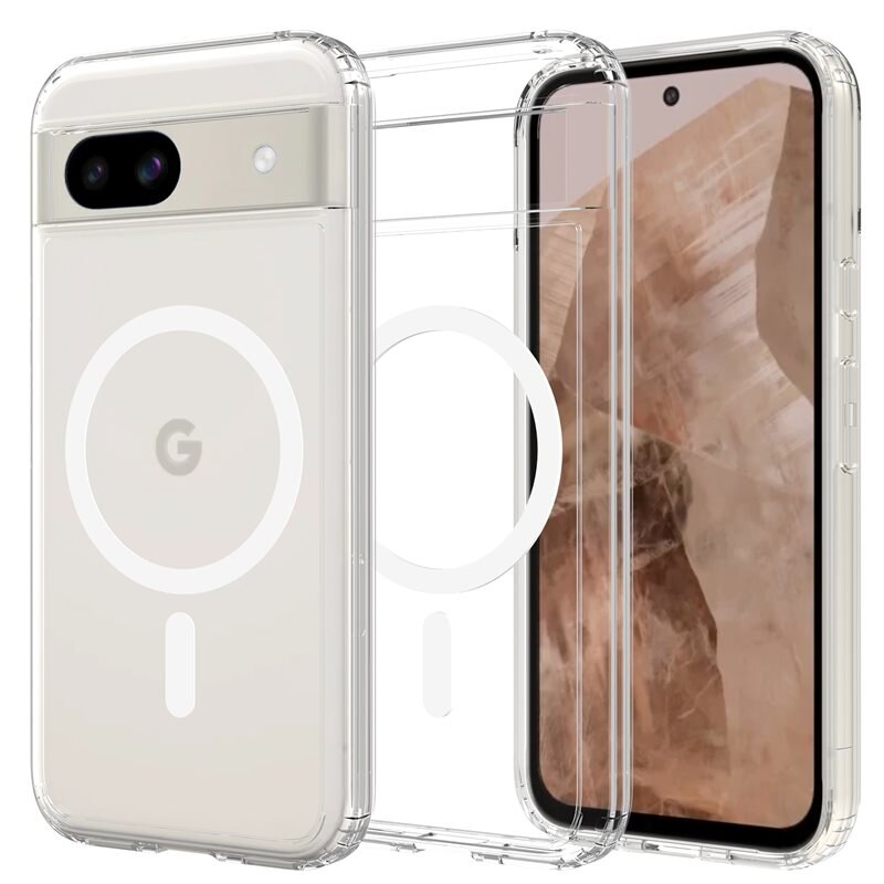 Mobique Hybridcase MagSafe Google Pixel 8a Transparant