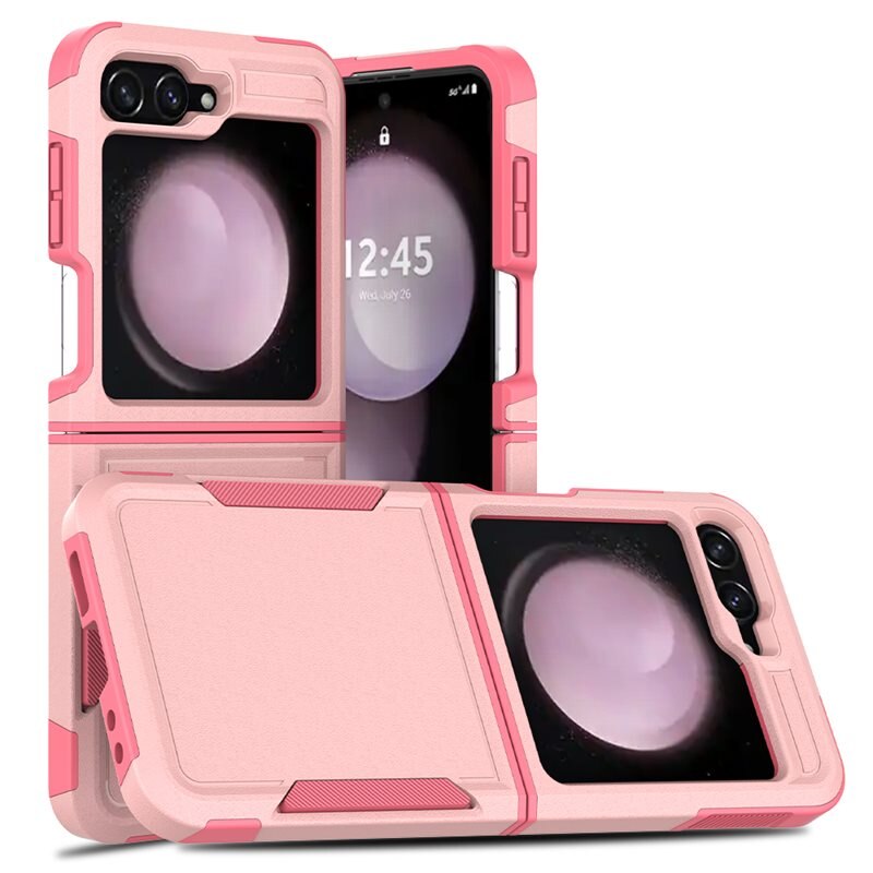 tectTech Samsung Galaxy Z Flip 6 Off-road Hybridcase roze