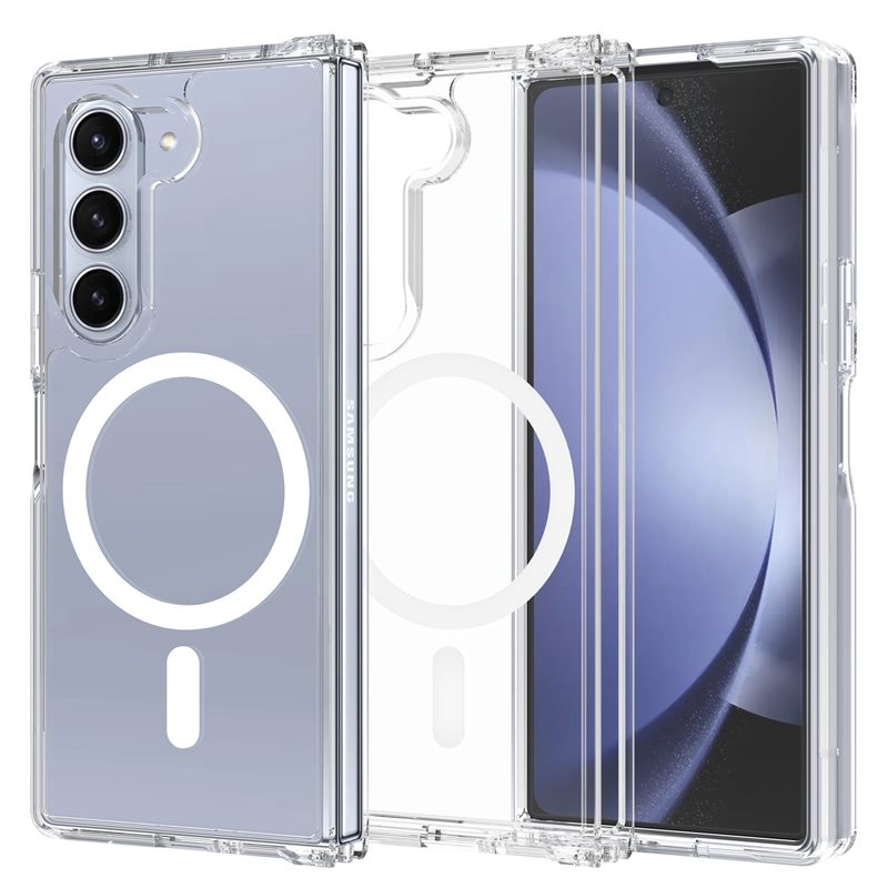 tectTech Hybridcase MagSafe Samsung Galaxy Z Fold 6 Transparant