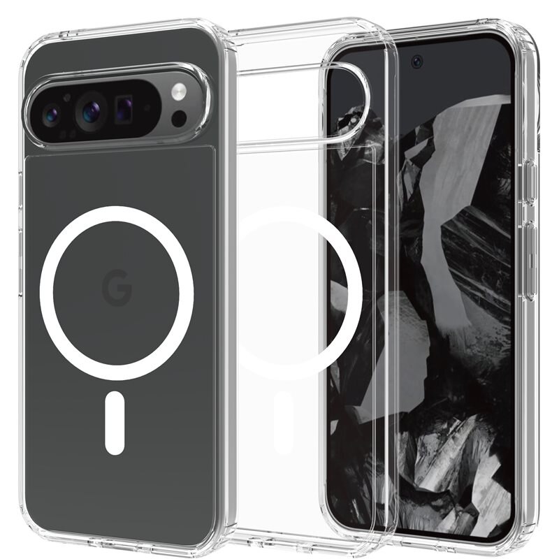 Mobique Hybridcase MagSafe Google Pixel 10 Pro XL Transparant