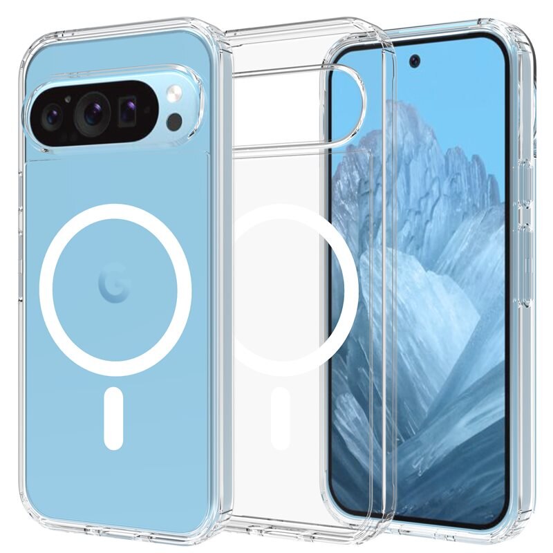 Mobique Hybridcase MagSafe Google Pixel 10 Pro Transparant