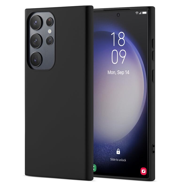 Mobique Samsung Galaxy S23 Ultra TPU Case Zwart