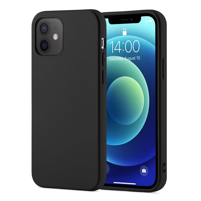 Mobique iPhone 12/iPhone 12 Pro TPU Case MagSafe Zwart